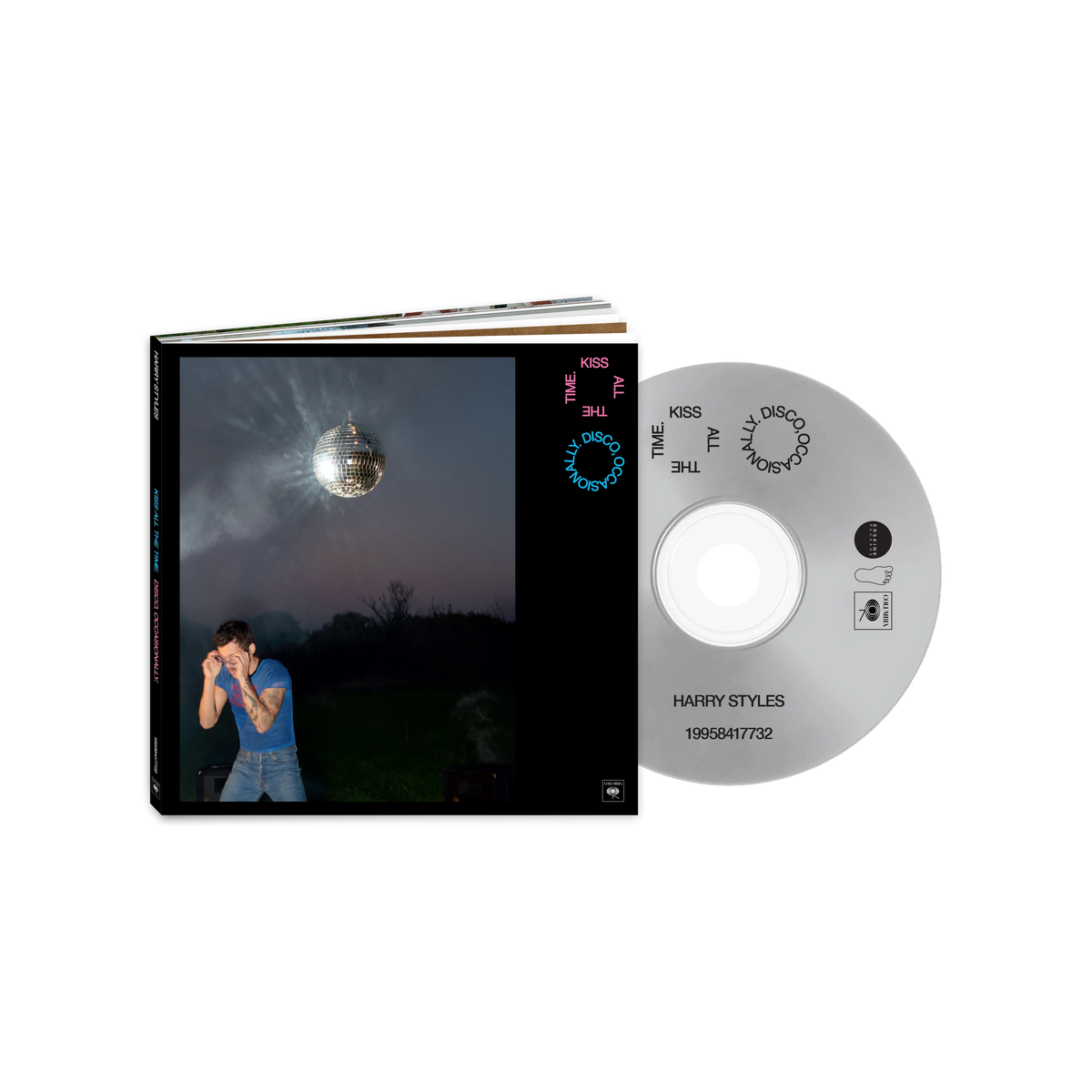Kiss All The Time, Disco Occasionally limited casebook CD by Harry Styles with silver disc and booklet